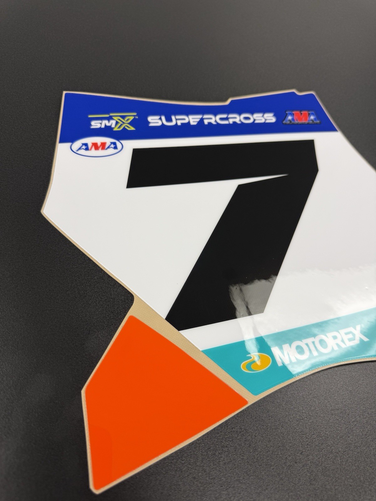 2026 FACTORY KTM SXF 250 450 REPLICA NUMBER PLATE #7 PLESSINGER DECAL GRAPHICS