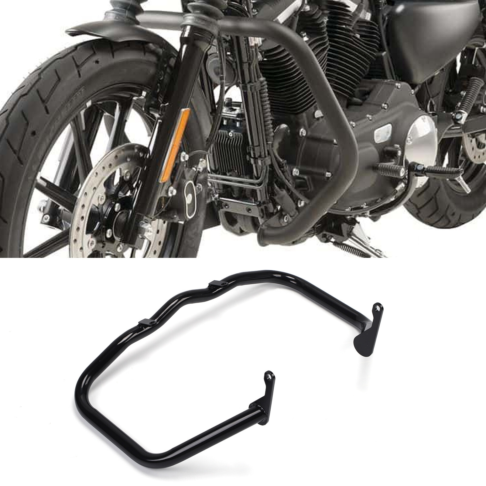 Highway Engine Guard Crash Bar Fit For Harley Nightster RH975 2022-2025 Black