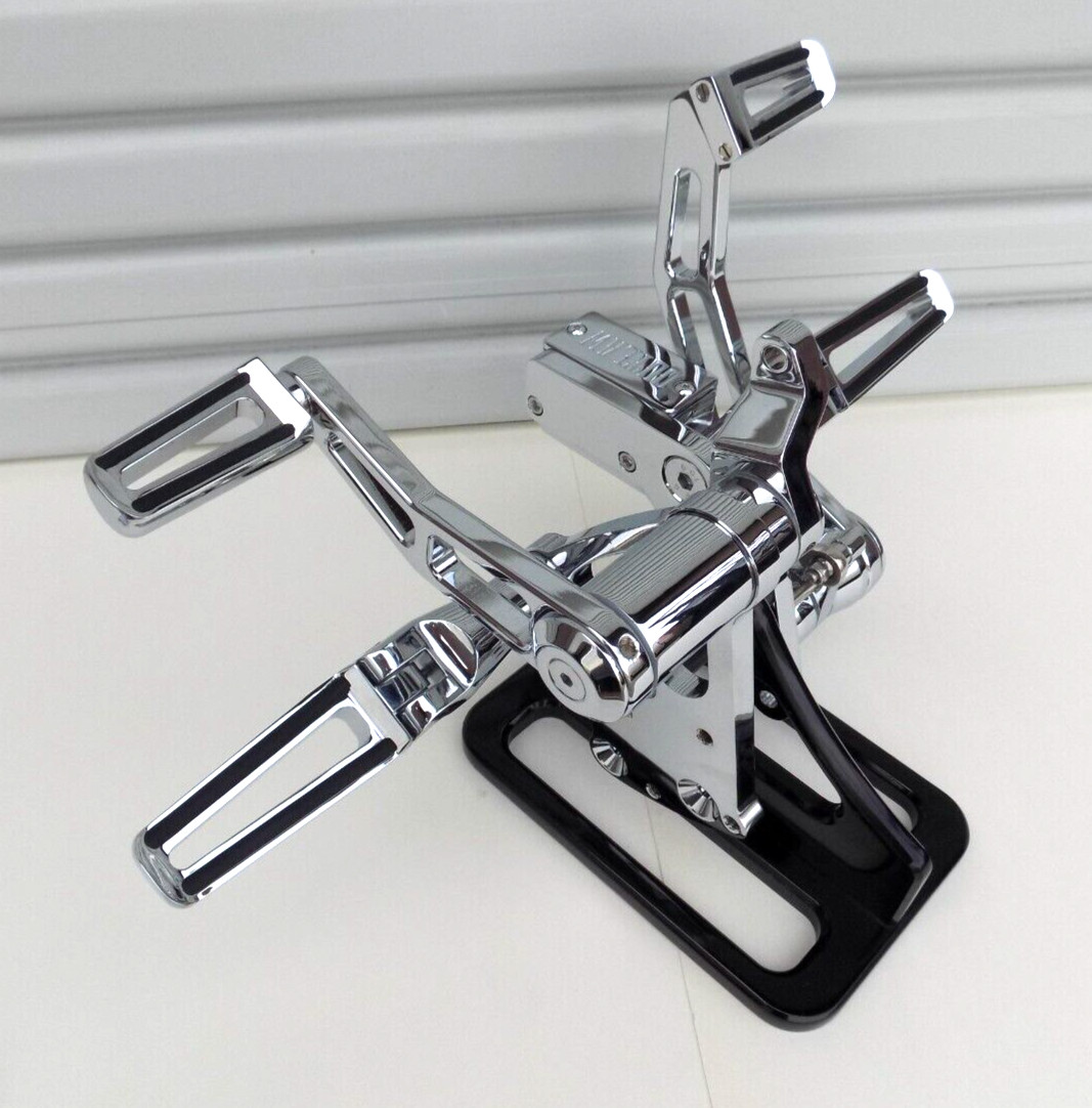 OUTLAW 2000-2017 SOFTAIL CHROME BILLET FORWARD CONTROLS FXST / FLST HARLEY