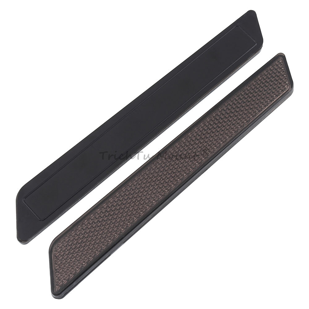 2x Smoke Saddlebag Latch Cover Reflectors For Harley Touring Road King 2014-2022