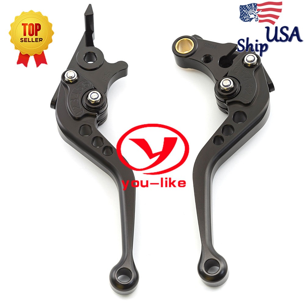For Kawasaki CNC Short Brake Clutch Levers VERSYS 300X 2017-2020 Z125 2014-2016
