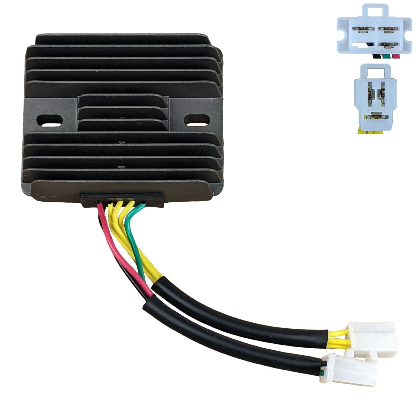 6 Wire Dual-Plug 12V DC Voltage Regulator Rectifier for Jonway YY250T CN250