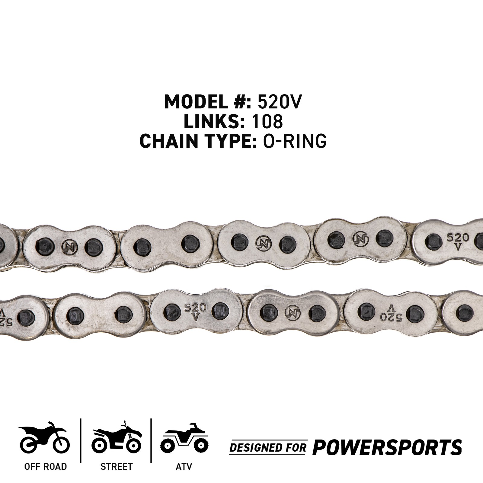 Sprocket Chain Set for Honda CBR300R CB300F 14/36 Tooth 520 O-Ring Rear Front
