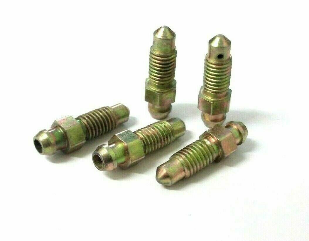 5 x Motorcycle Car ATV Caravan Brake Clutch Bleed Nipple Screws M7 x 1.0mm