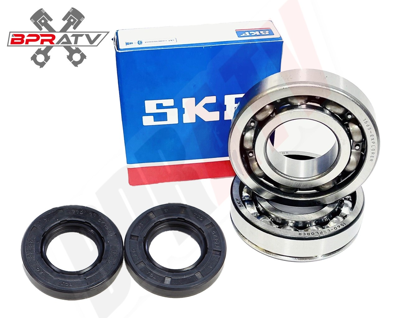 KX60 KX65 KX80 KX85+ SKF OEM Replacement Crankshaft Crank Main Bearings Seal Kit