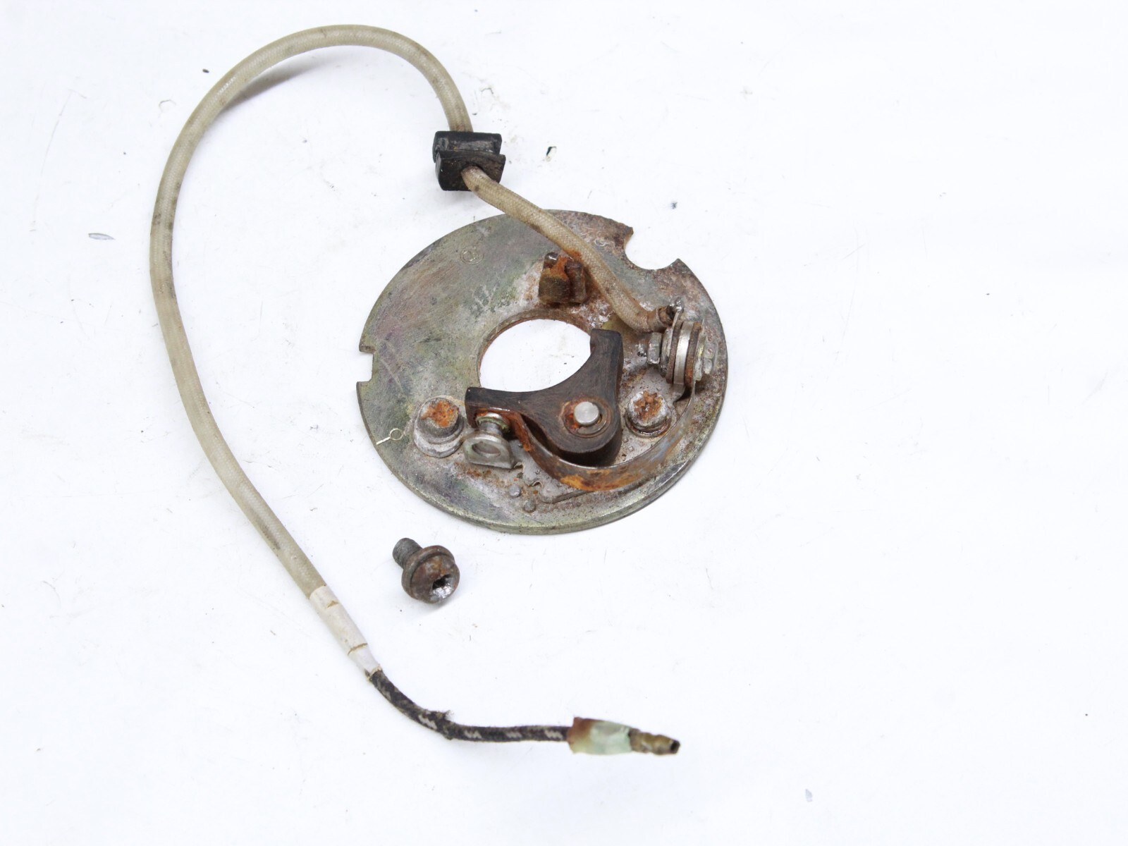 1976 74-76 Honda XL250 XL 250 K3 Ignition Points Plate 30201-107-154