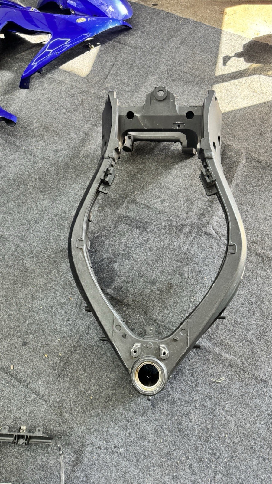 03-05 YAMAHA YZF R6 06-09 R6S OEM STRAIGHT FRAME CHASSIS EZ REG CLEAN NJ