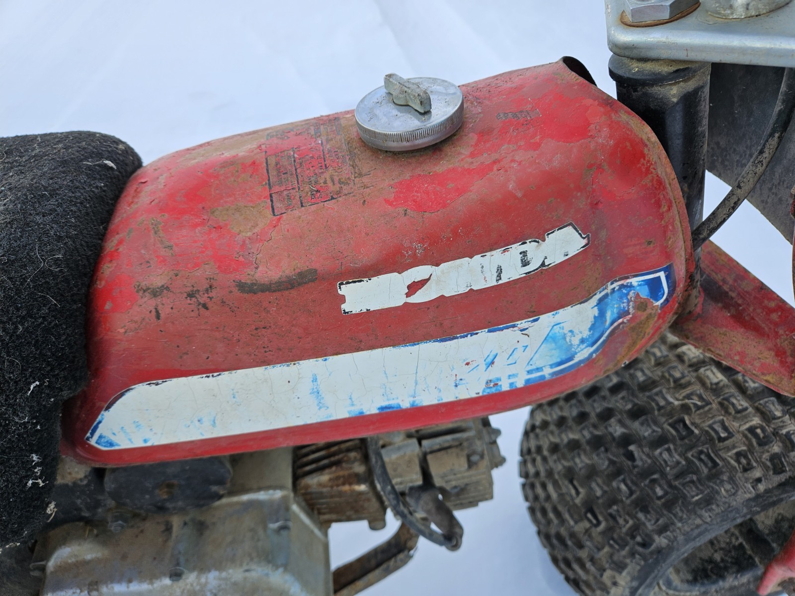 1982 82 Honda ATC 70 OEM Gas Fuel Tank and Cap