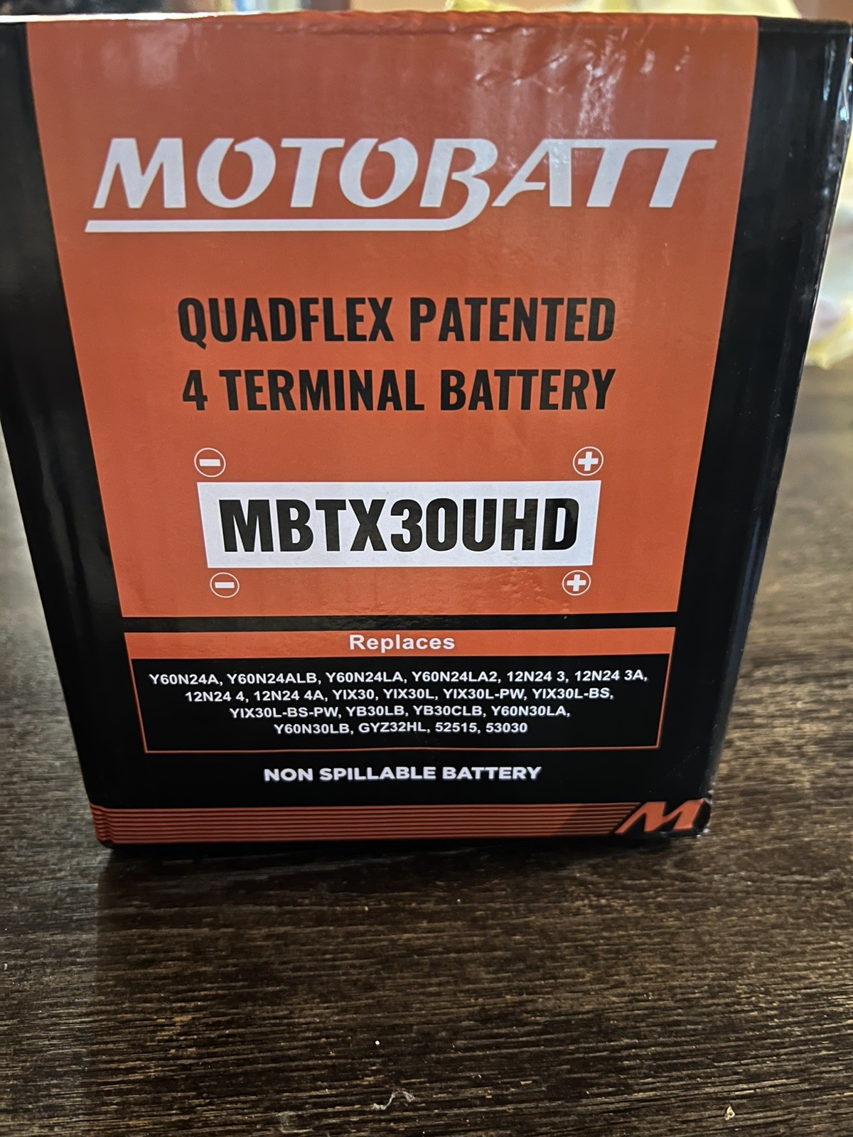 Motobatt MBTX30U(HD) Quadflex AGM 12V Battery – MBTX30UHD