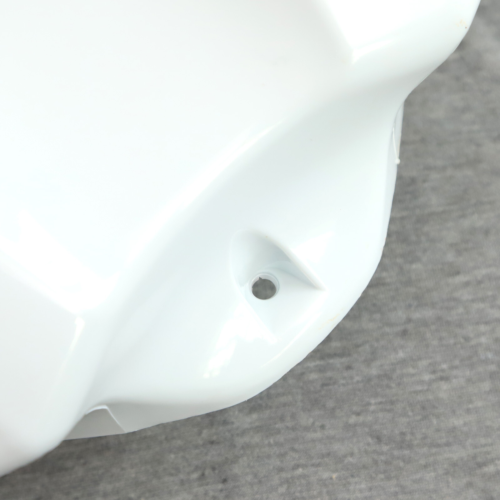 White Unpainted Fuel Gas Tank Cover Cowl Fairing For Yamaha YZF R1 2004-2006 05