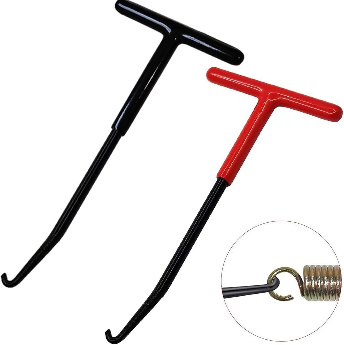 Durable T-Shaped Exhaust Spring Puller Hooks – 2 Pcs for Motorcycles & Vehicles