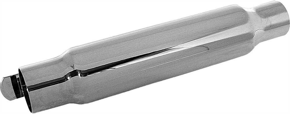 Emgo Shorty Universal Muffler Chrome 1.5″ 1.75″ Pipe