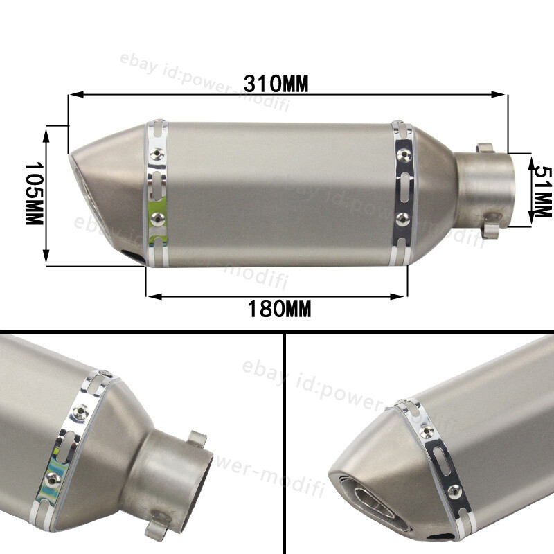 For Ducati Monster 797 2017-2023 Exhaust Muffler Mid Link Pipe Scrambler 800 821