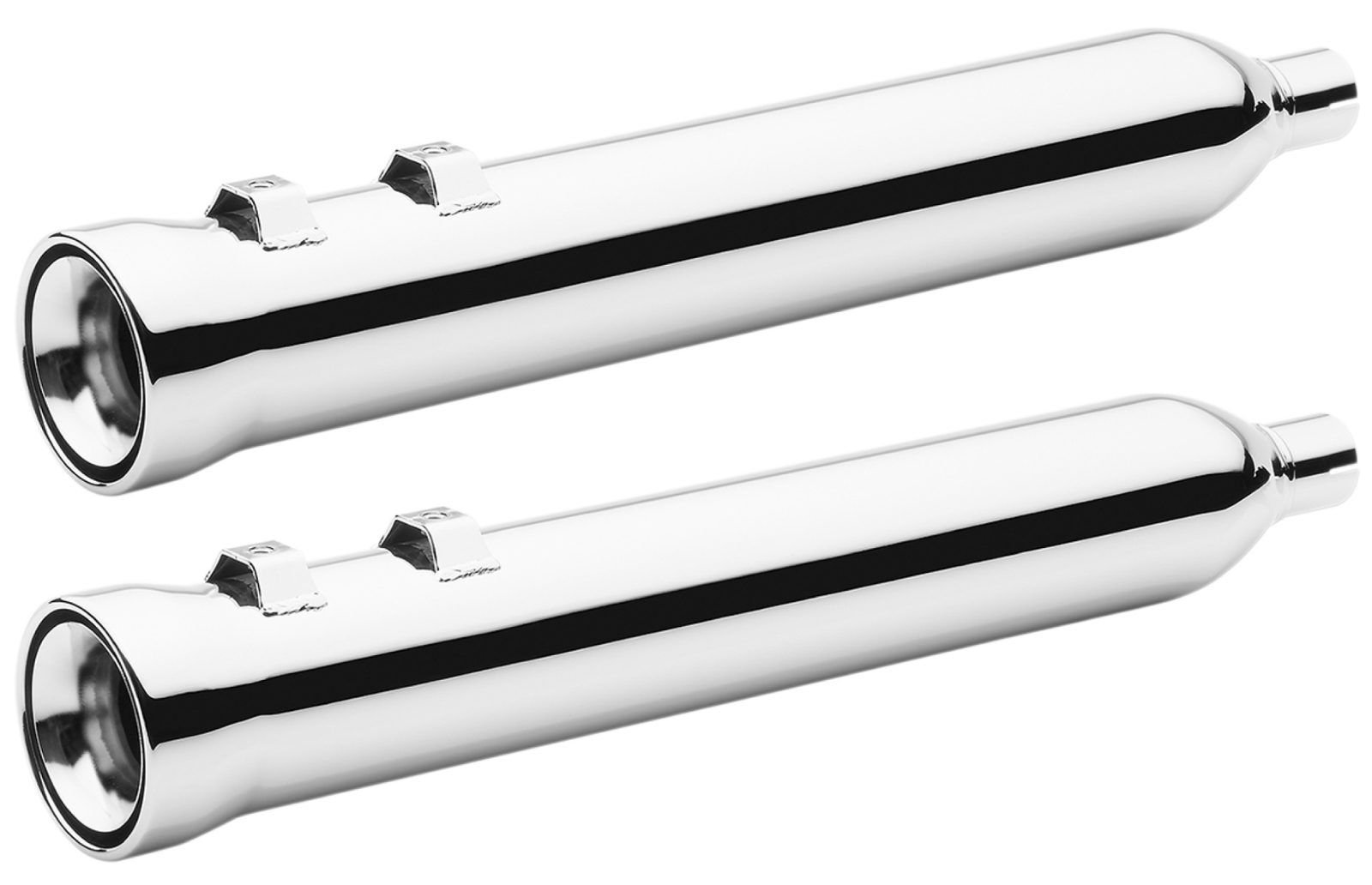 Cobra Neighbor Hater Chrome 4″ Slip-On Exhaust Mufflers (6107)