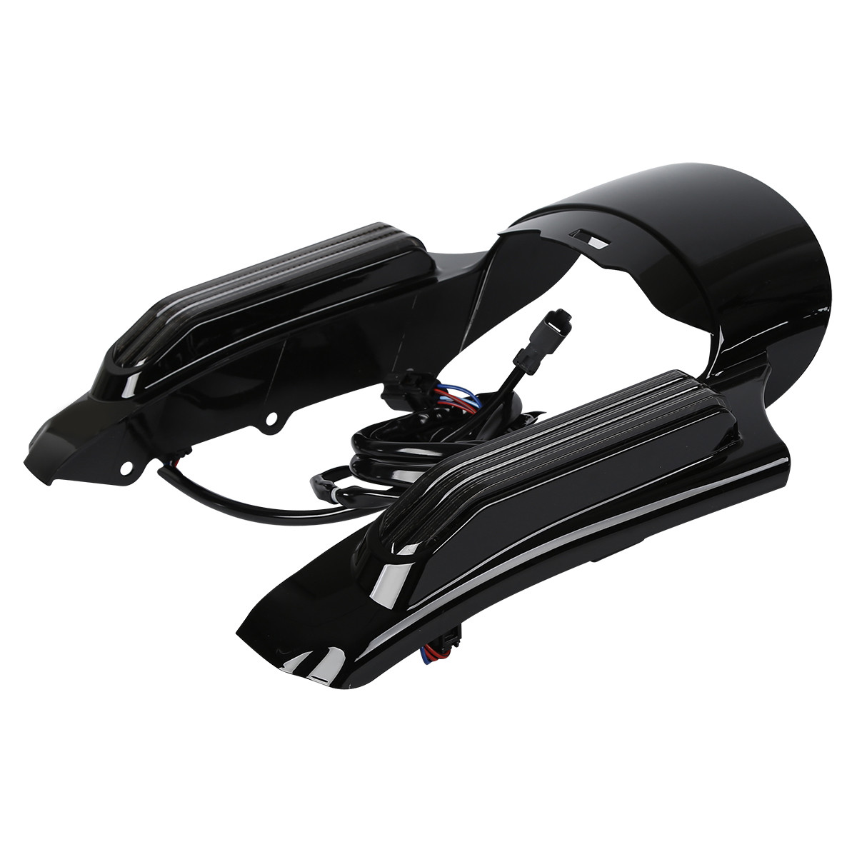 Vivid Black Rear Fender Fascia Fit For Harley Road King Street Glide 2014-2024