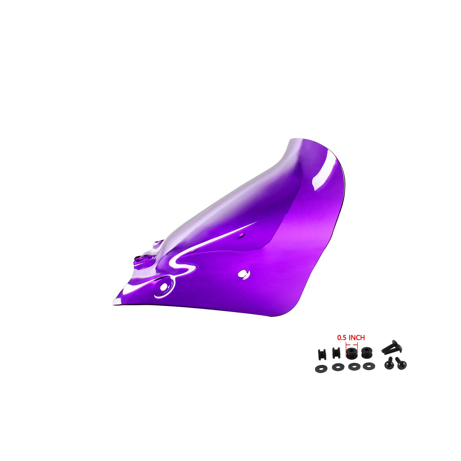 9.5″ Purple Outer Fairing Windshield for Harley 2025 Road Street Glide FLTRXSE