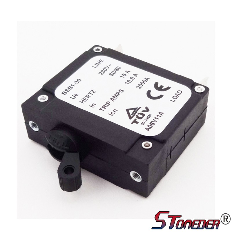 230V 15A In Circuit Breaker 18.8A Trip Amps BSB1-30 2000A 50/60 HERTZ Generator