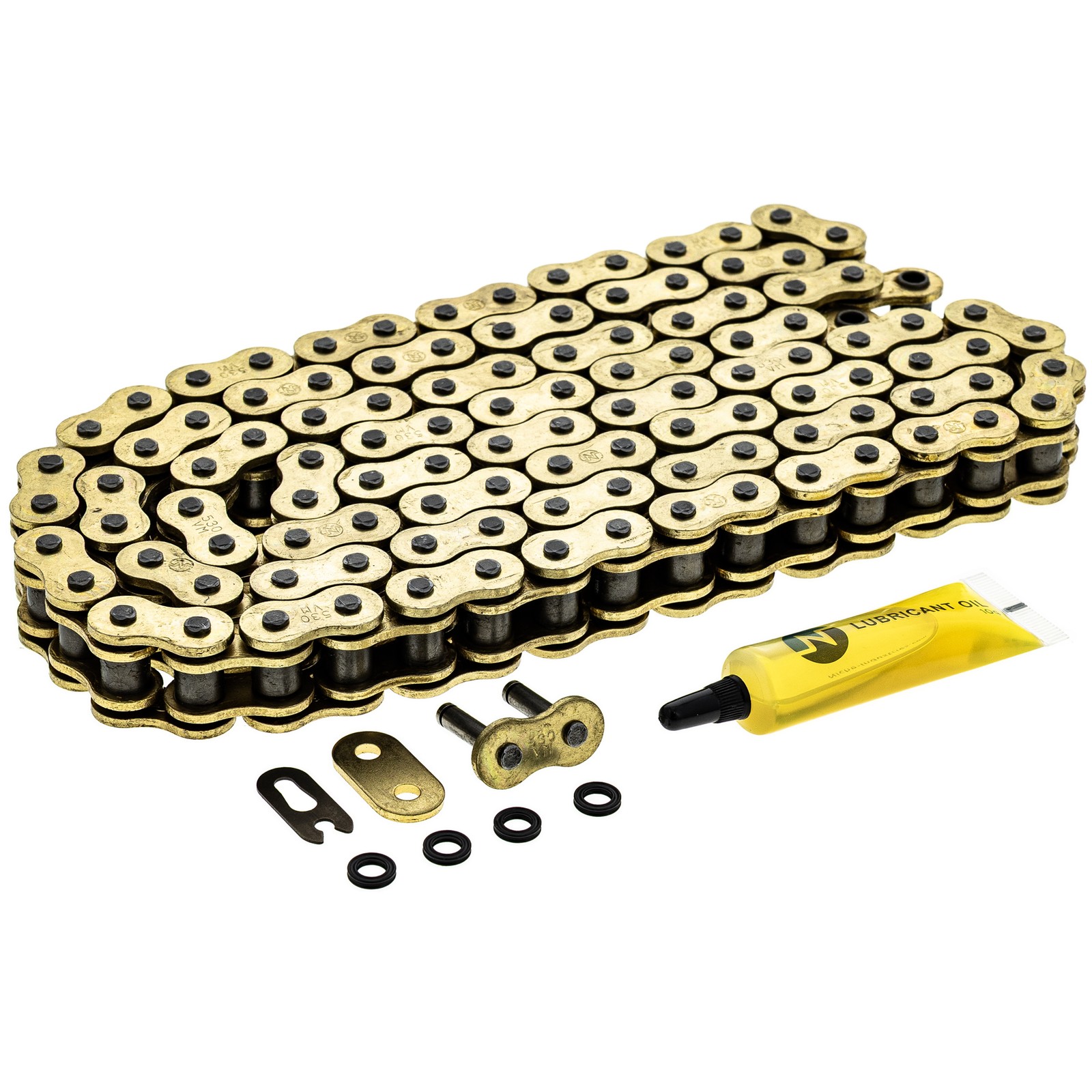 NICHE Gold 530 X-Ring Chain 112 Links With Connecting Master Link Motorcycle