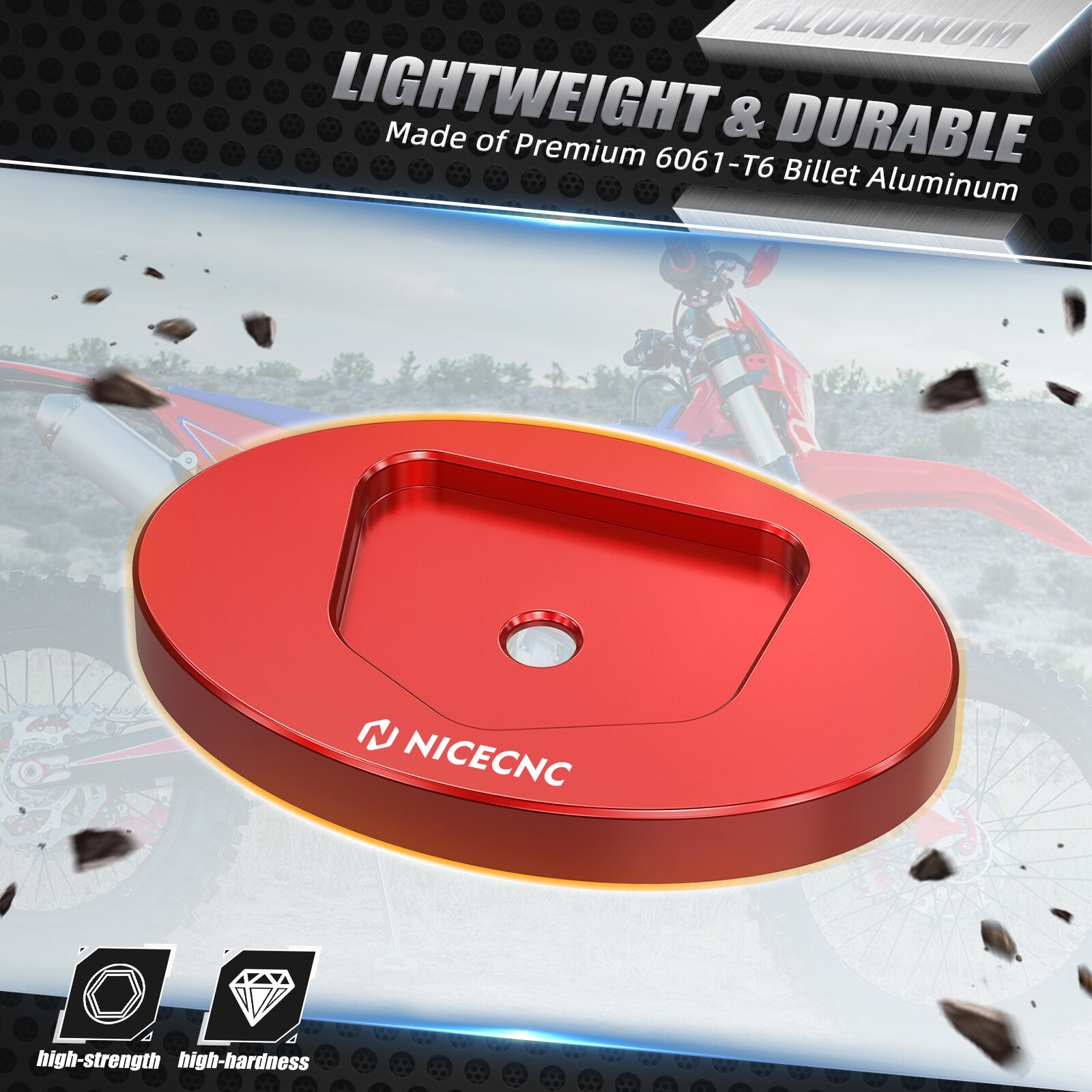 Kick Side Stand Foot Extension Pad For Beta XTrainer 300 2015-2019 RR RS 250-500