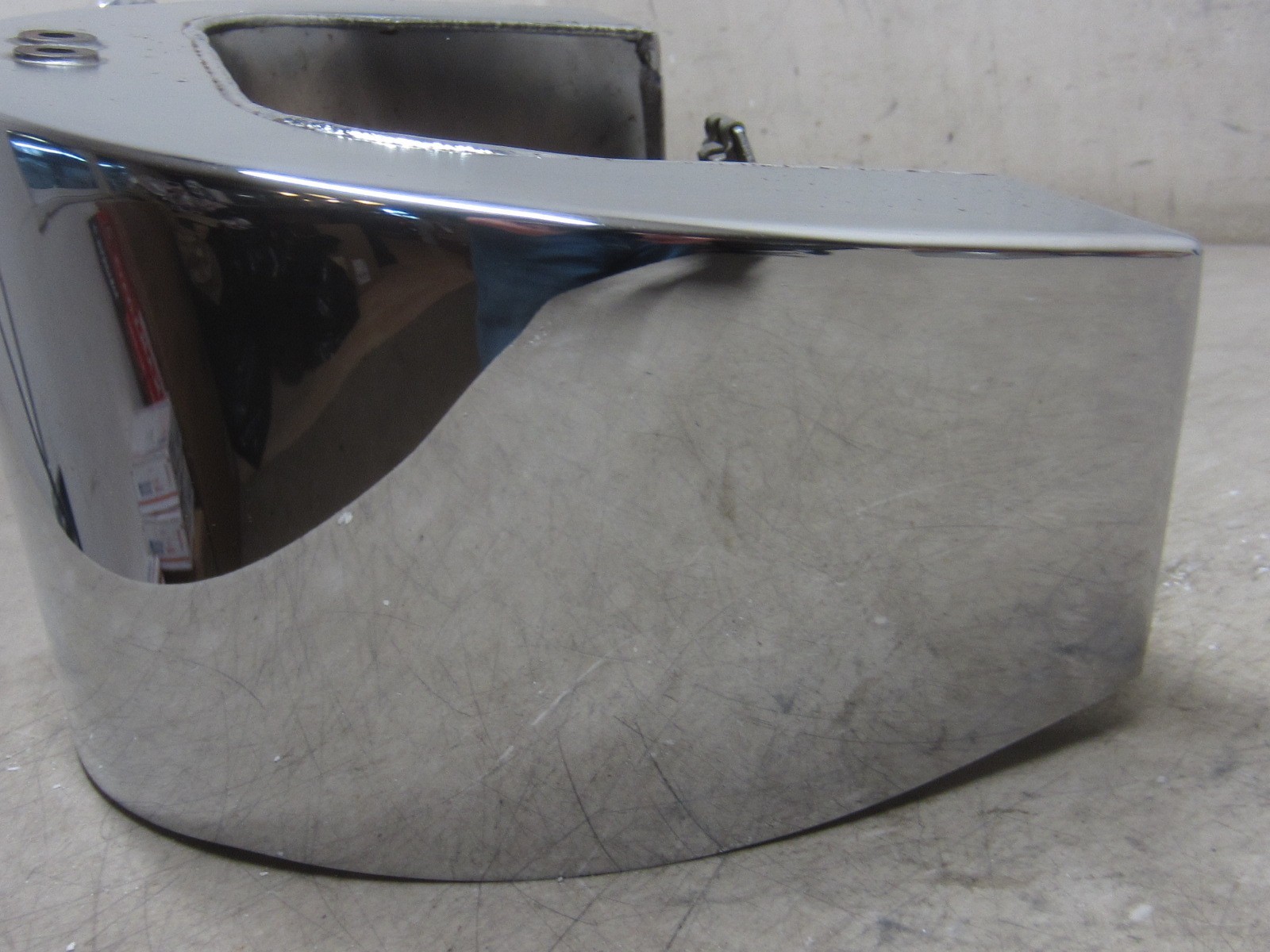 Harley ’02 FXSTD chrome oil tank, 62498-00, no leaks, good shape, used #4880