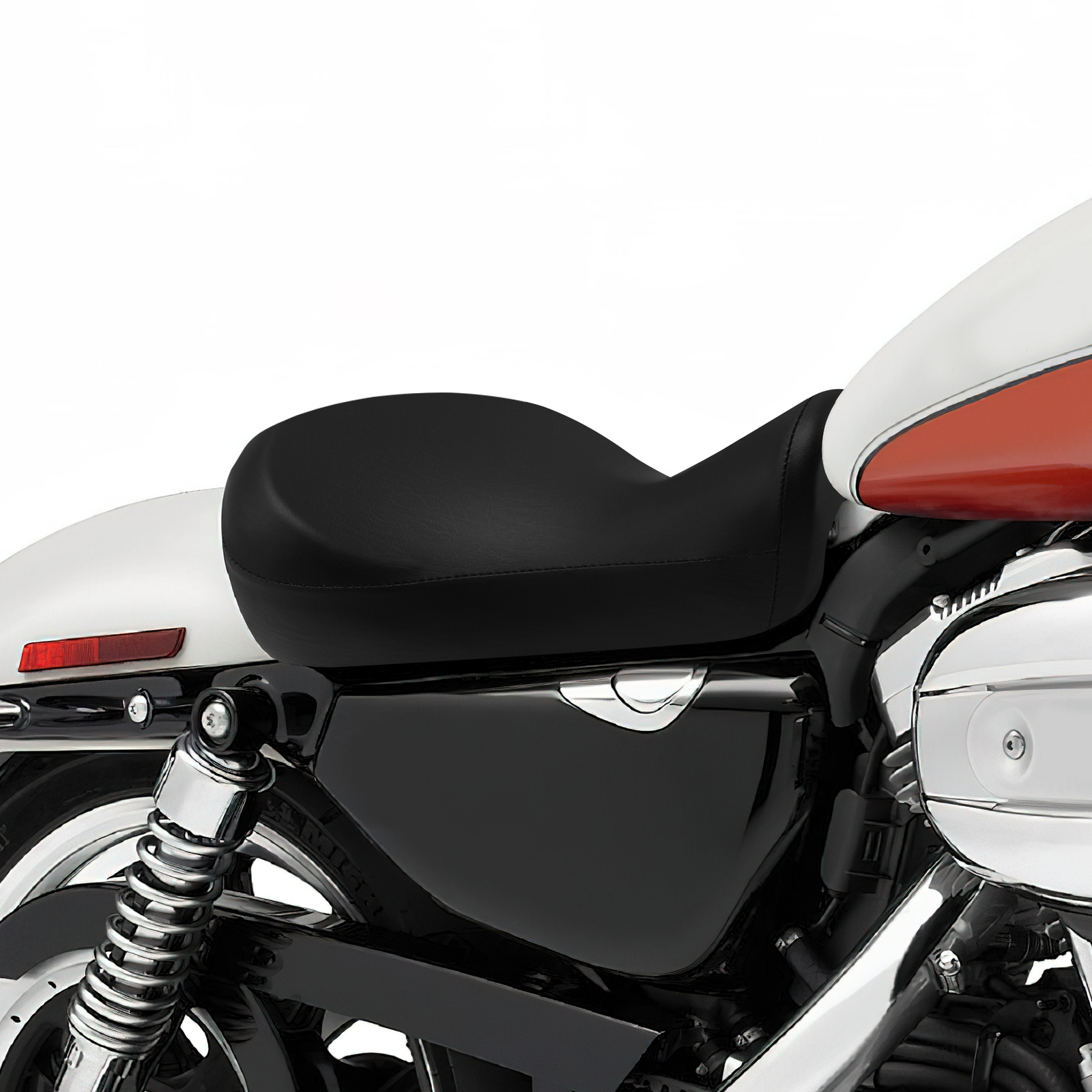 Front Driver Solo Seat Fit For Harley Sportster XL 883 1200 1983-2003 2002 2001