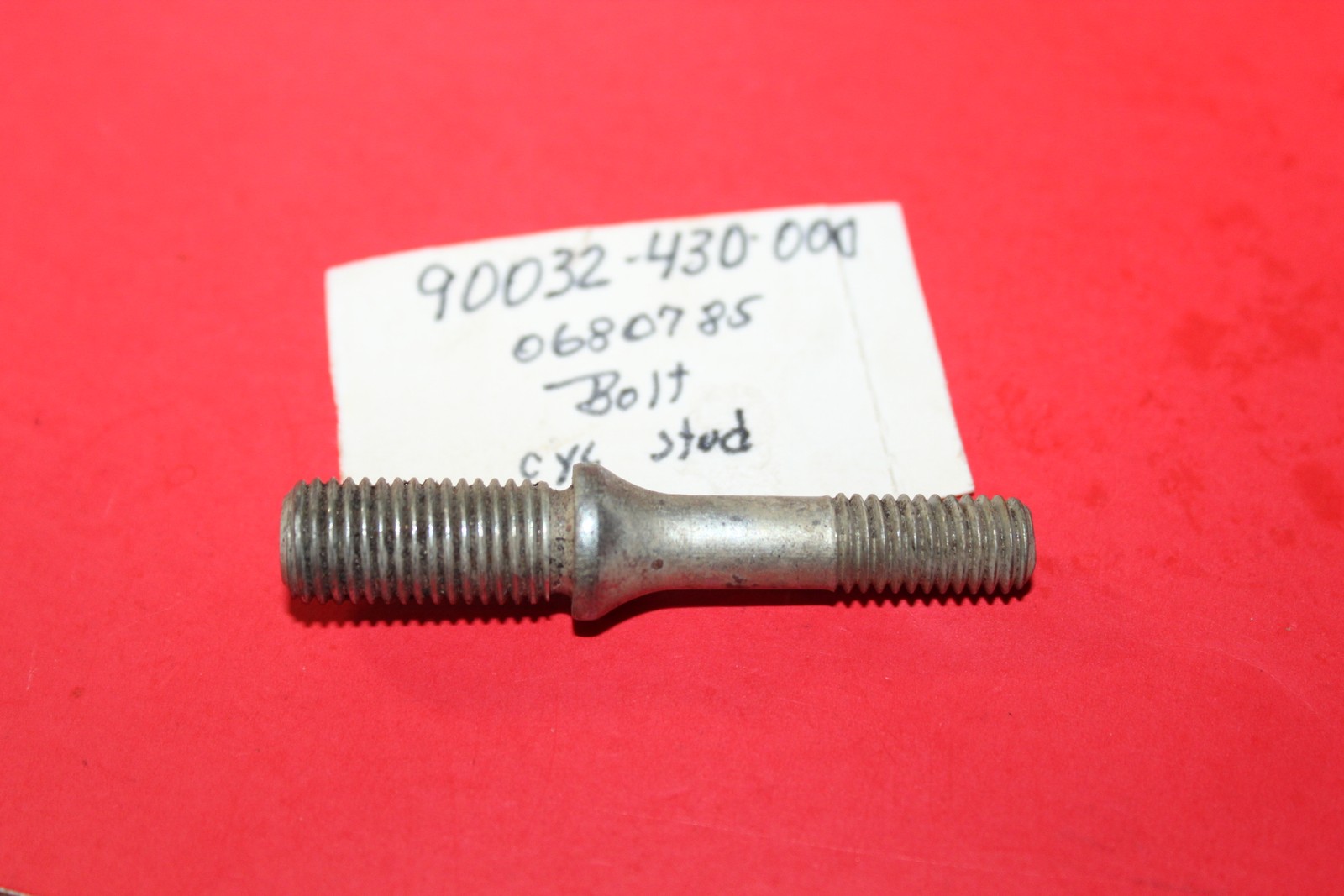 NOS GENUINE HONDA ’78-80 CR250R ELSINORE CYLINDER HEAD BOLT OEM # 90032-430-000