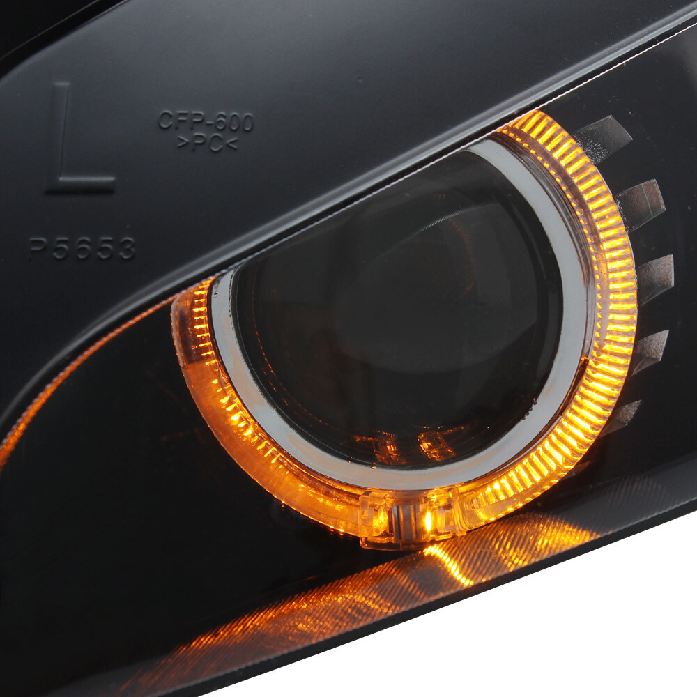 Fully Headlight Assembly HID Projector Amber Angel Eye for Honda CBR1000RR 04-07