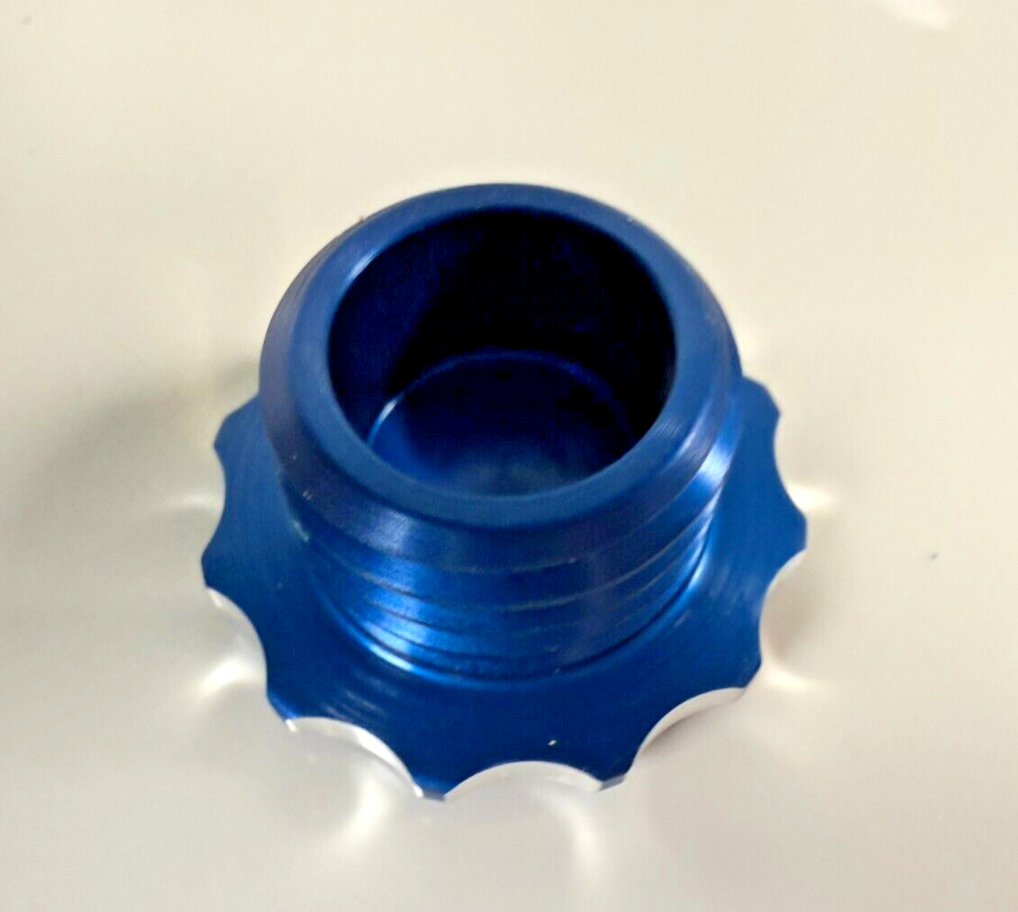 Billet Oil Fill Plug Cap Ride Engineering Blue Yamaha YZ WR 65 85 125 250 450 F