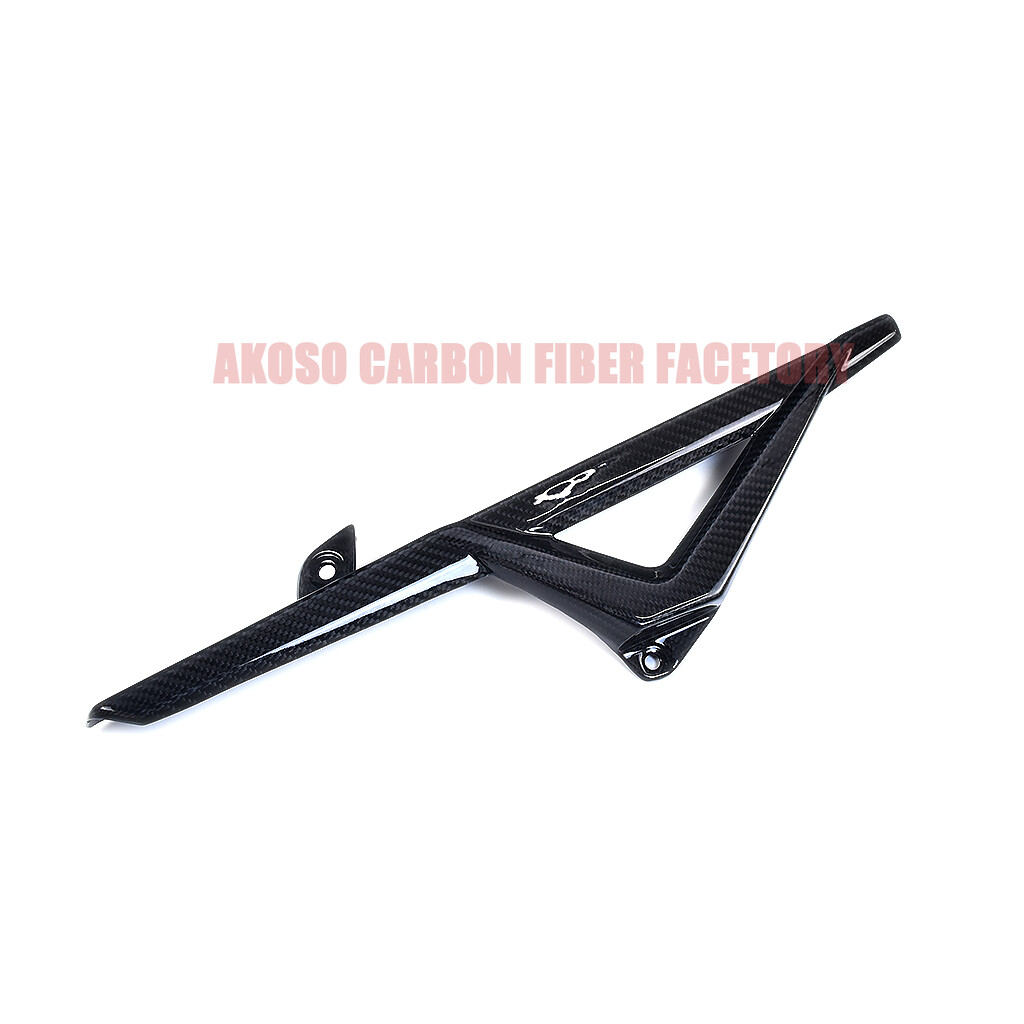 For RSV4 / TuonoV4 2021-2025 Carbon Fiber Rear Upper Chain Guard Cover Fairing