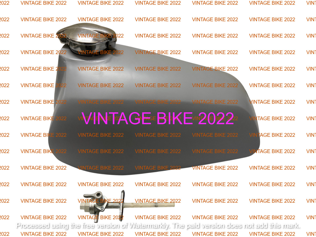 Yamaha YZ250 YZ 250 1978 Model Raw Bare Metal Petrol Gas Steel Tank / FIT FOR