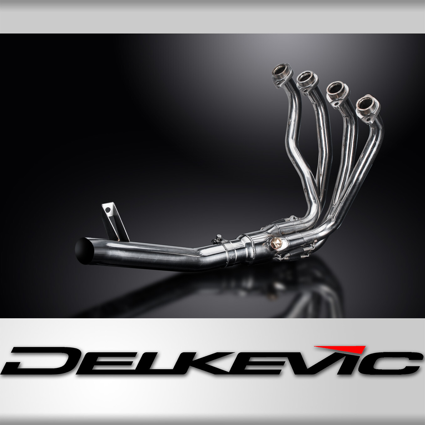 Kawasaki Z900 2017-2021 Delkevic Stainless Steel 4-1 Exhaust Headers Downpipes