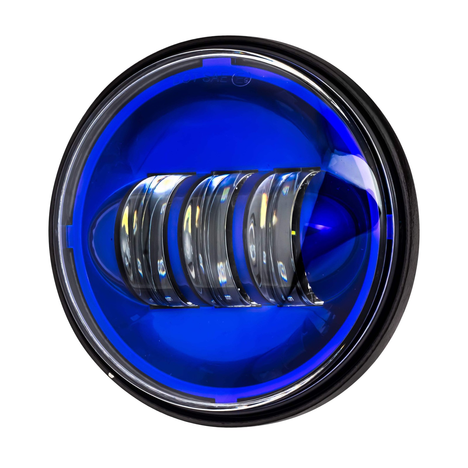 Eagle Lights Color Matched 4.5″ Red & Blue LED Passing Lamp Kit Harley-Davidson