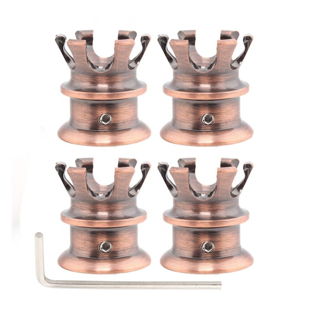 CNC Machined Crown Bolt Covers For Harley Sportster Twin Cam Bronze 4pc