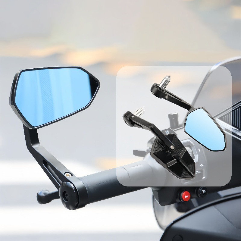 7/8″ Bar End Rearview Mirrors For KTM DUKE390/790 For YAMAHA MT07 MT09 Z900 R1