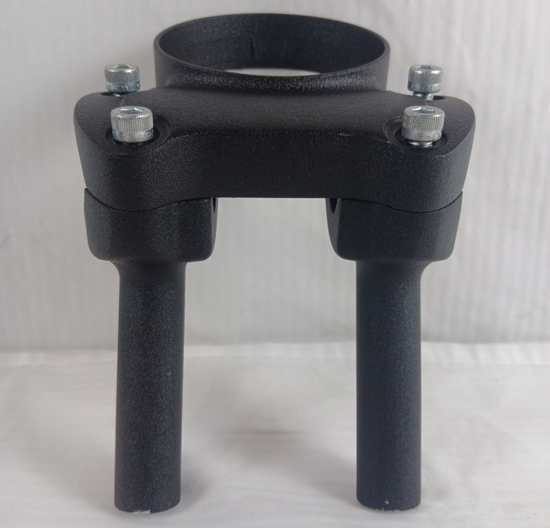 HARLEY 22-24 LOW RIDER S-ST 5 IN WRINKLE BLACK RISERS W/ SPEEDO GAUGE HOUSING
