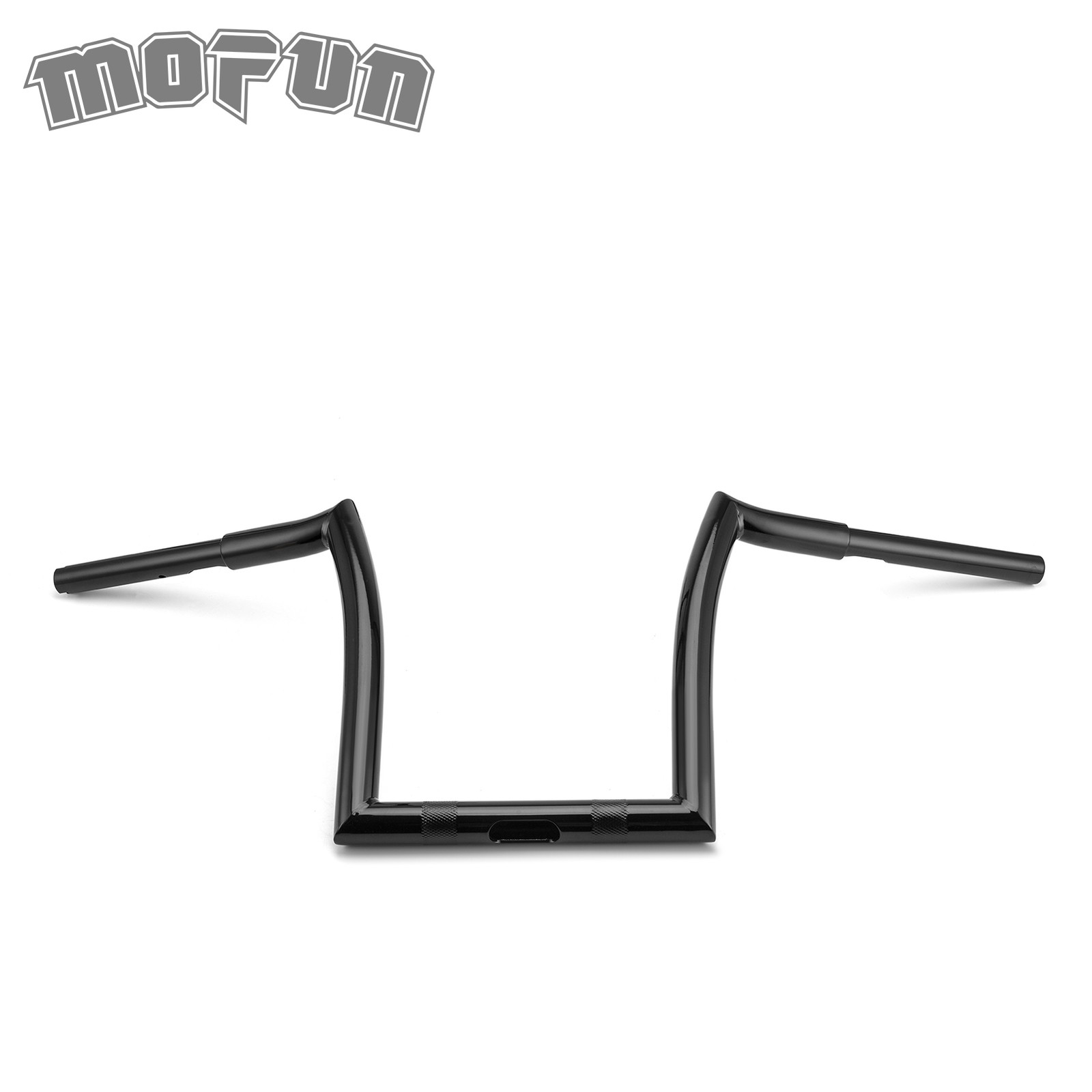 12″ Rise 1.25″ Fat Black Ape Hanger Bar-sharp Handlebar For Indian Springfield