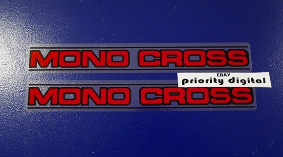 Yamaha YZ80 swingarm monocross decals 2pc graphics stickers Motocross YZ 80