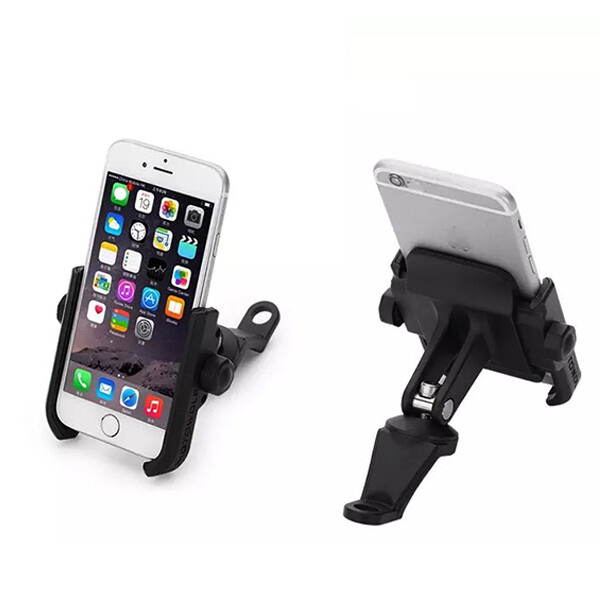 Cell Phone Mount Holder Bicycle GPS For Mobile Phone: 4-6.6 inches Mirror Base