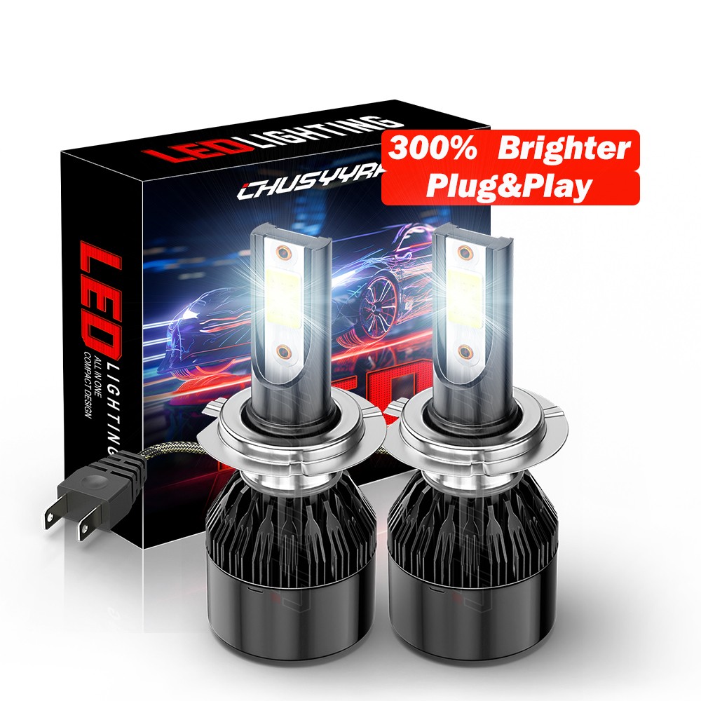 FOR 1993-2007 KAWASAKI KLR650/Concours 1000 HEADLIGHT LED BULB 100W 2000LM IP68
