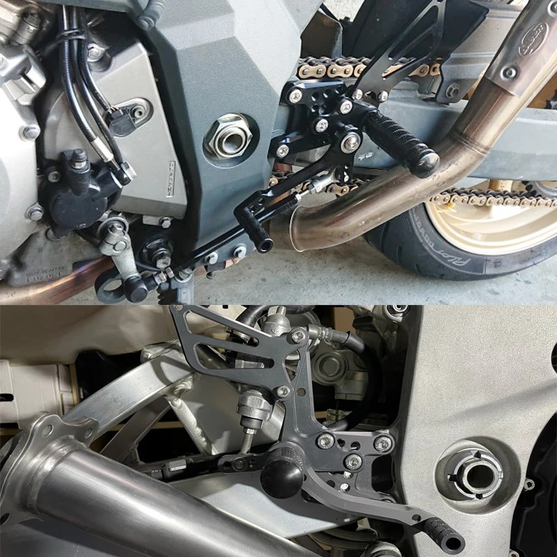 CNC Adjustable Rearset Footpegs for Suzuki GSXR 600 750 SV650 SV1000 Motorcycle