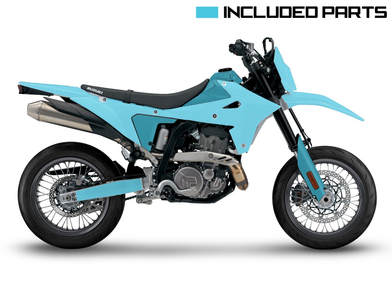 NEW Graphic kit for Suzuki DR-Z4S DR-Z4SM Graphic Decal Kit (MTX-RFY)