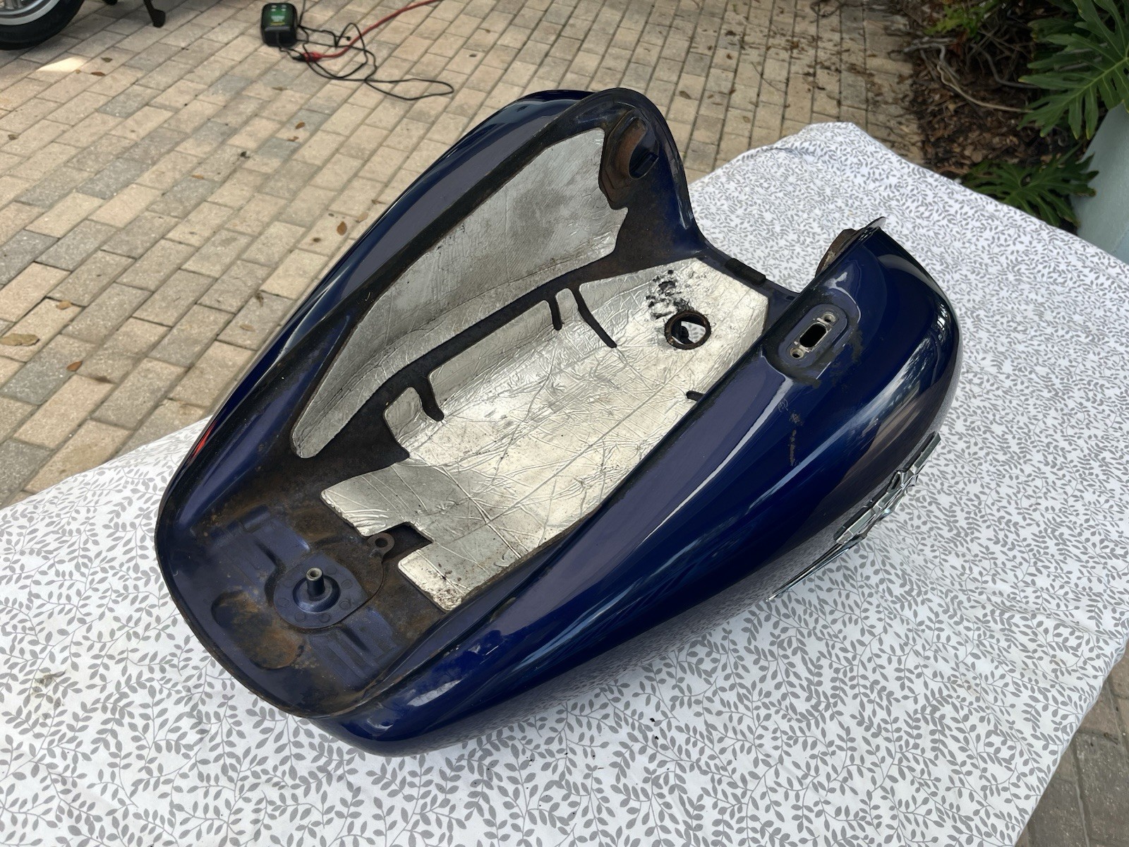Yamaha OEM V-Star VStar XVS 650 XVS650 Gas Fuel Tank Petrol NO LEAKS/RUST VIDEO