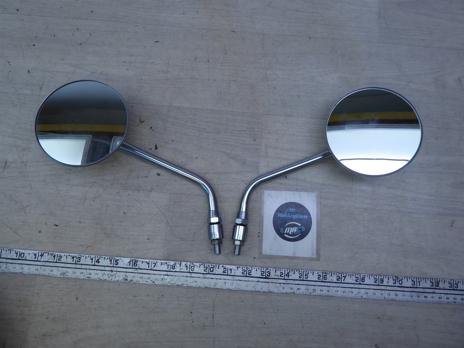 1979 Suzuki GS850 S21180) left and right front rear view mirrors set