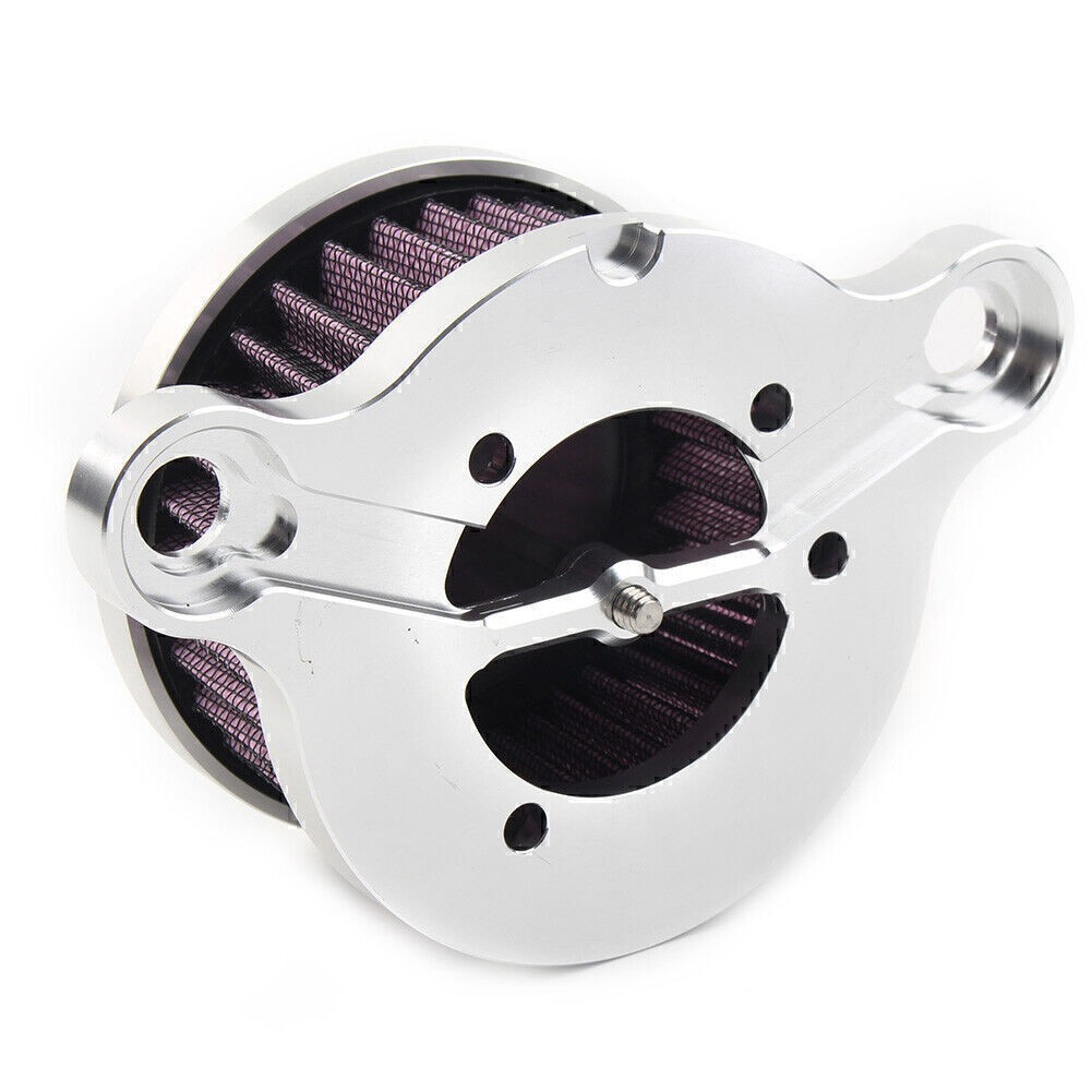 Air Cleaner Intake Filter For Harley Sportster XL883 1200 1988+ Chrome