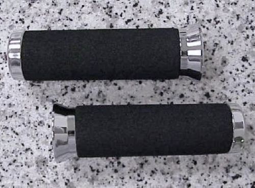 Honda CB 125 175 200 250 350 360 400 500 550 650 750 900 1000 CHROME FOAM GRIPS