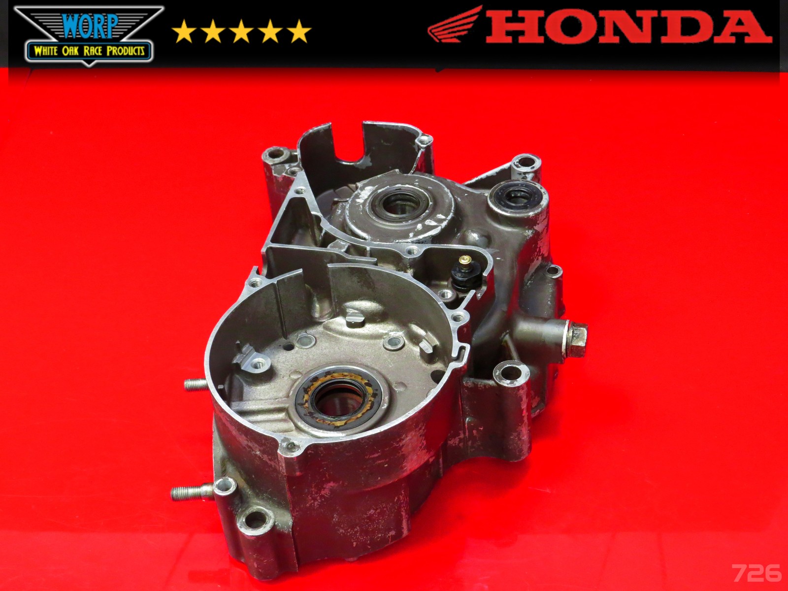 1974 HONDA MT125 ELSINORE MATCHED CRANKCASE CRANK CASE SET LEFT RIGHT OEM