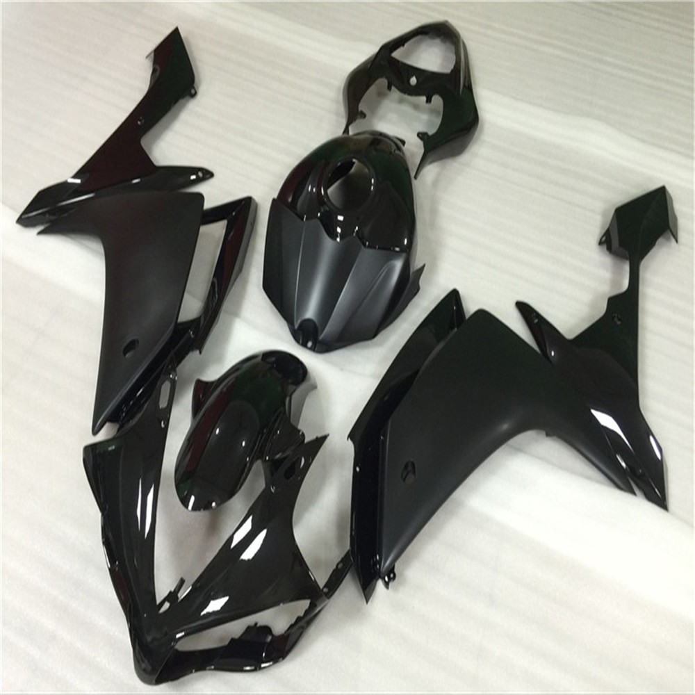 US Fairing Glossy Matte Black Fit for Yamaha 2007 2008 YZF R1 Injection + Bolts
