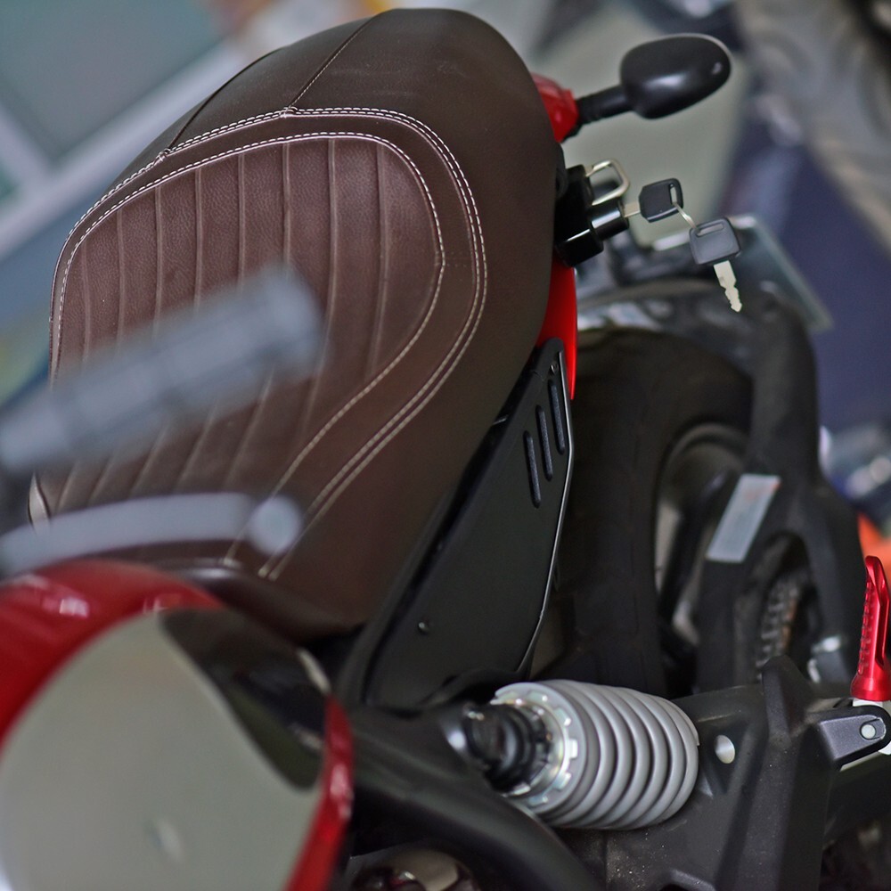 For Ducati Scrambler 800 Motorcycle Side Panel Seat Cushion Decorative Guard