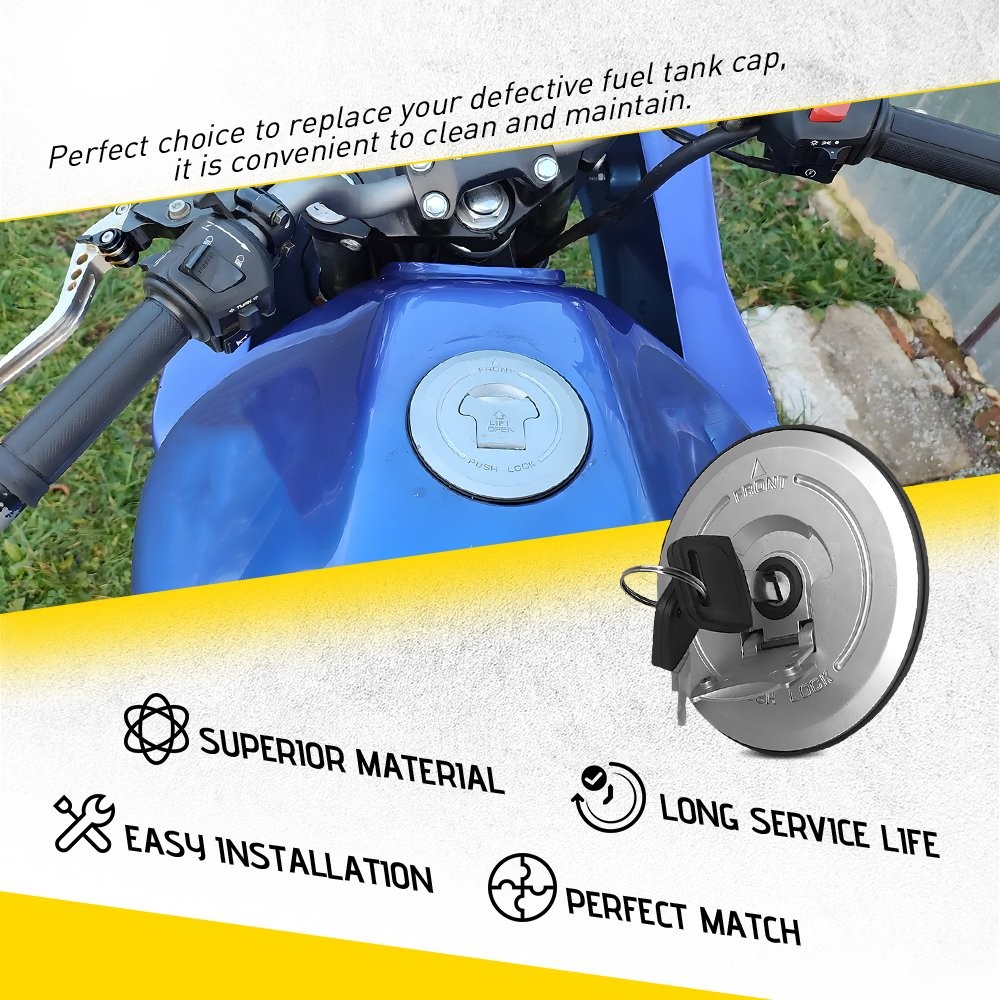 Fuel Tank Gas cap and Keys For CBR250R CBF125 VTX1800 VTR250 1-5SET