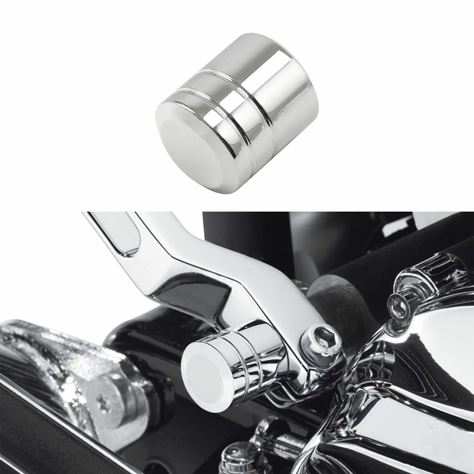 Heel Shift Shifter Lever Shaft Cap Cover Fit For Harley Softail 82-17 Touring